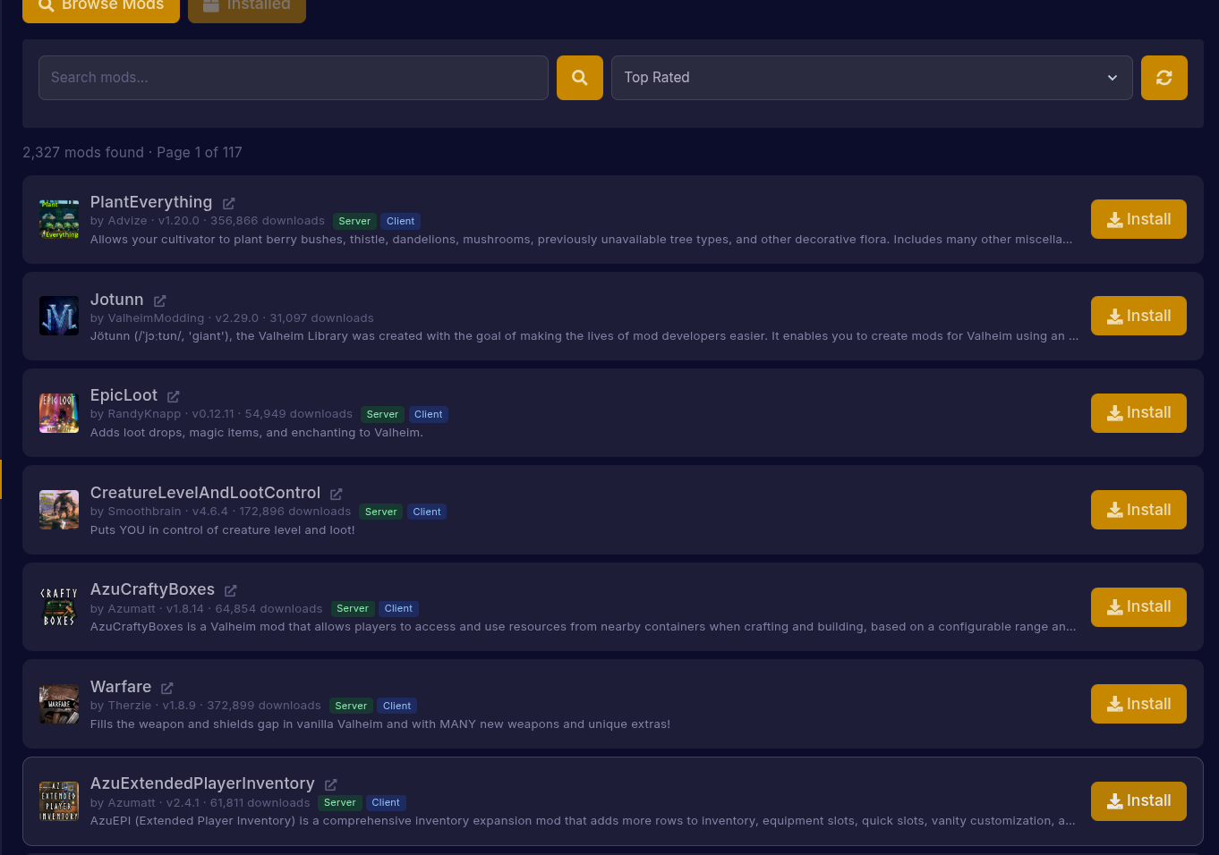 Mod Manager